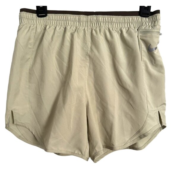 Nike Dri-Fit Running Shorts Small Zip Pocket Sage Green Size X-Small - Picture 1 of 5